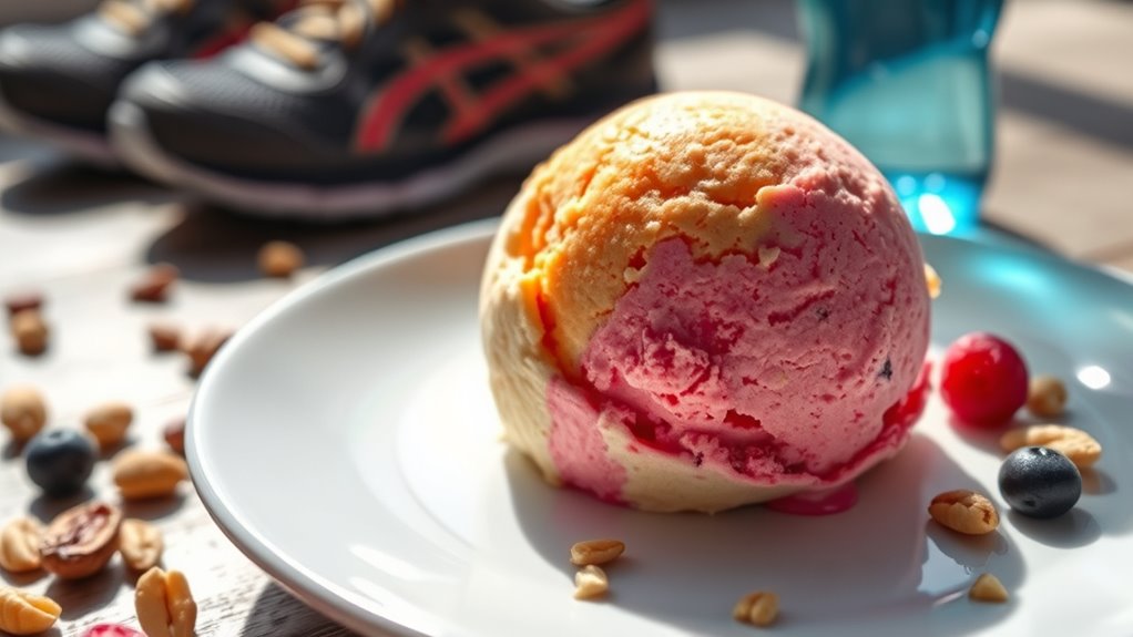 ice cream boosts performance