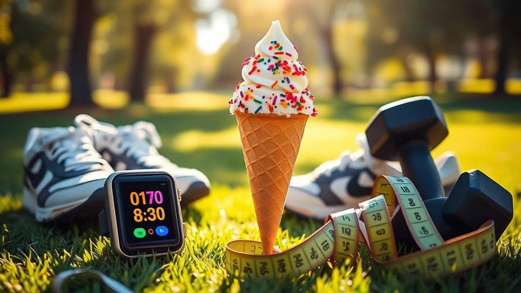 ice cream calorie awareness