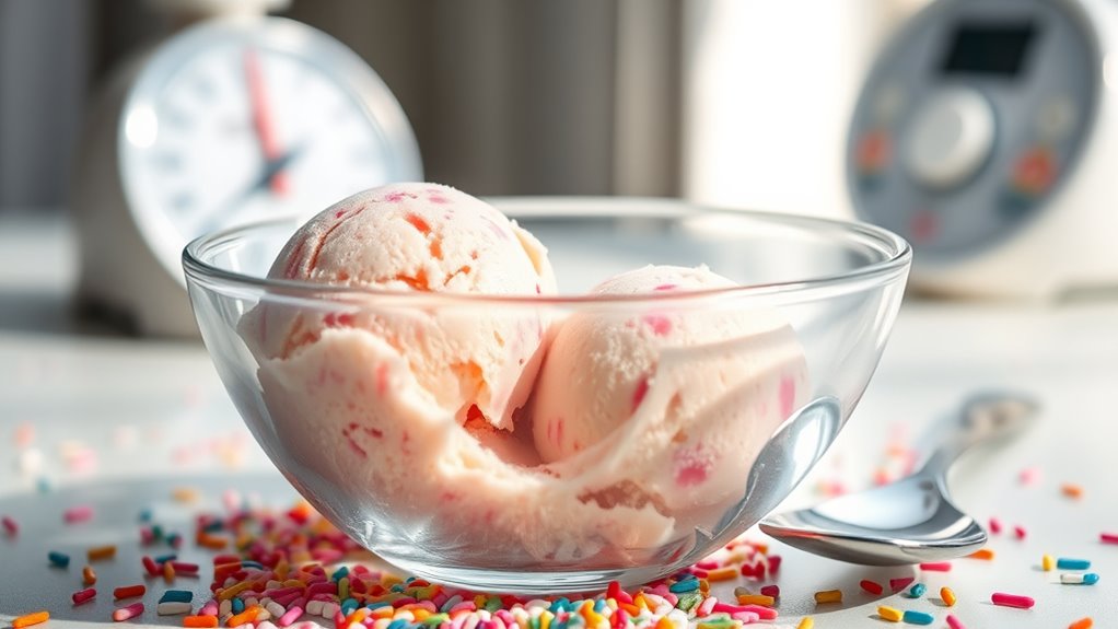 ice cream calorie information