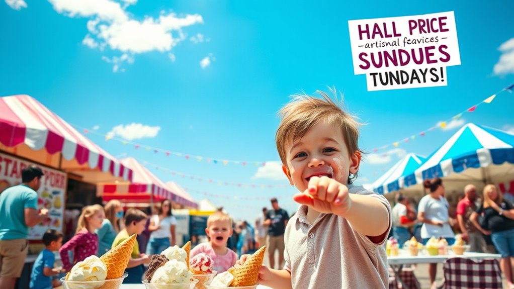 ice cream celebration events