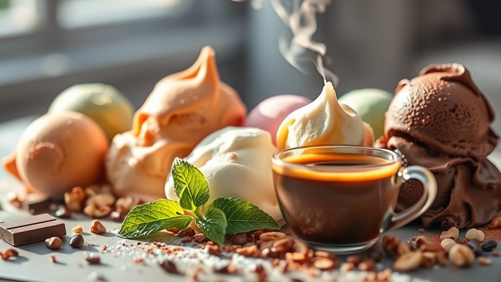 ice cream coffee pairings