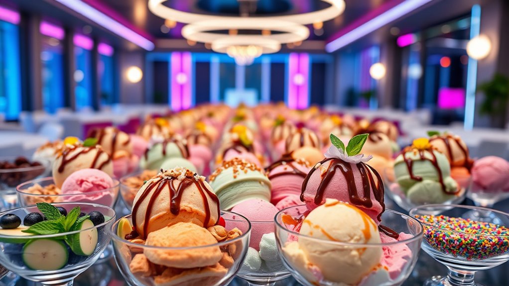 ice cream dessert celebration concepts