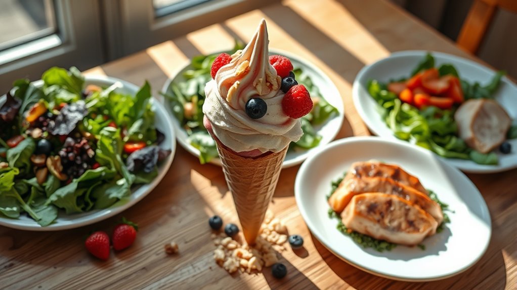 ice cream diet balance