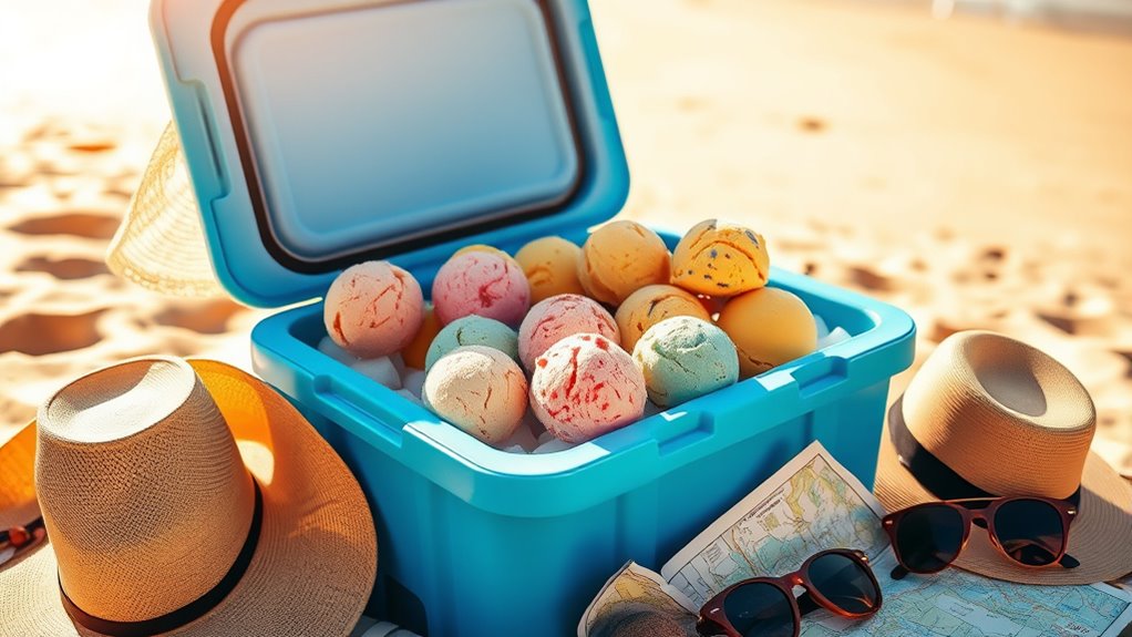 ice cream packing schedule