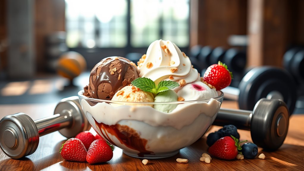 ice cream recovery snack benefits