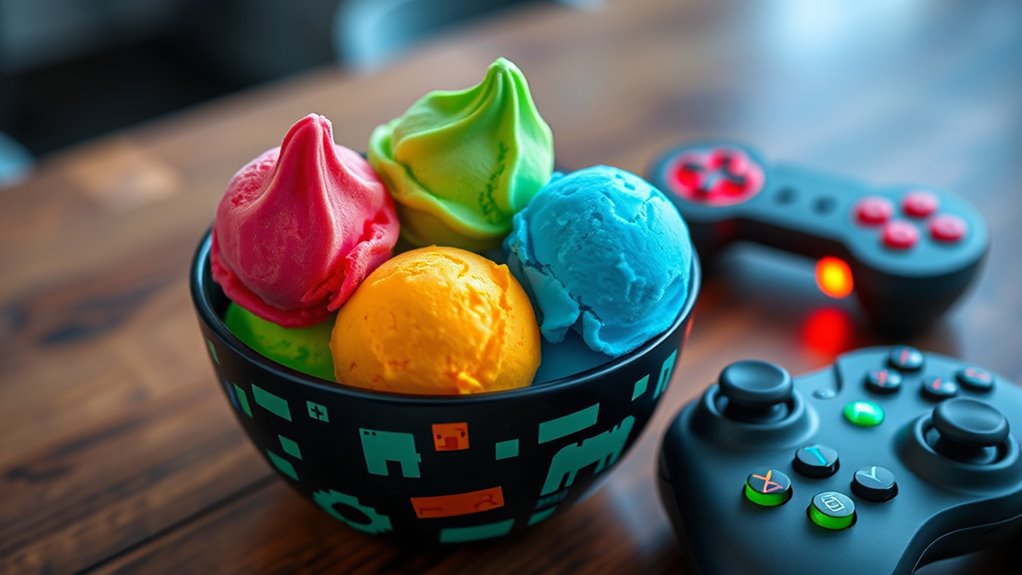 ice cream selection for gamers