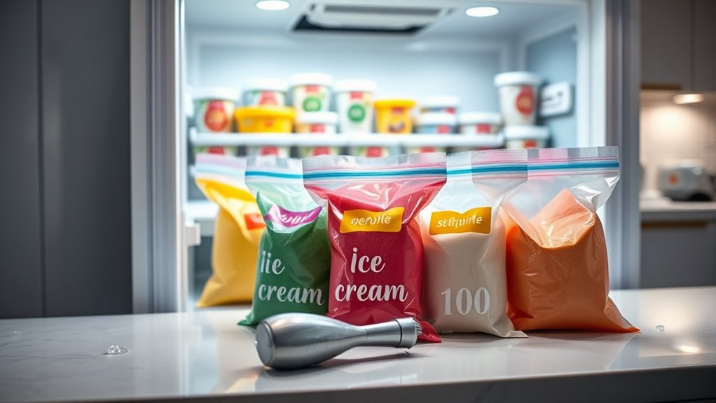 ice cream storage options