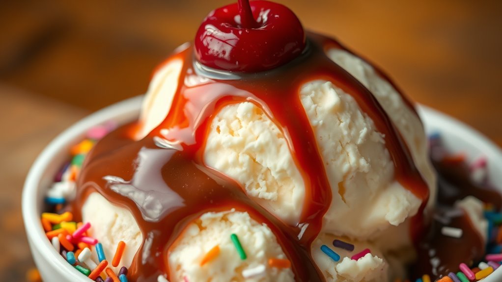 ice cream sundae celebration