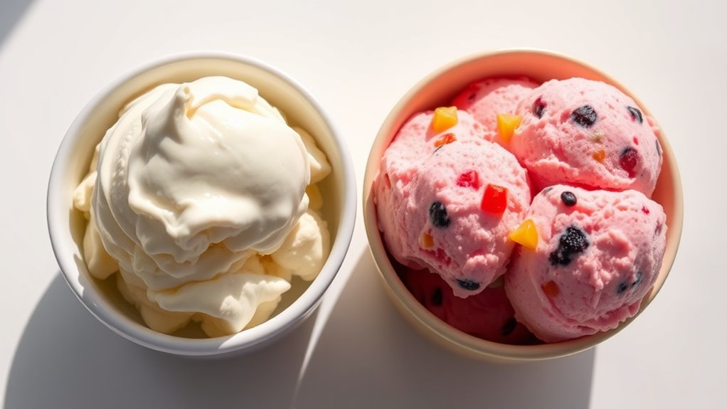 ice cream texture evaluation