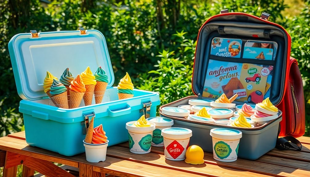 ice cream travel packing tips