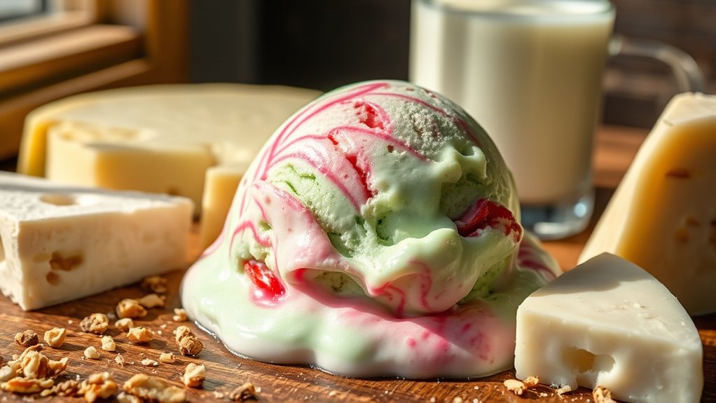ice cream versus dairy products