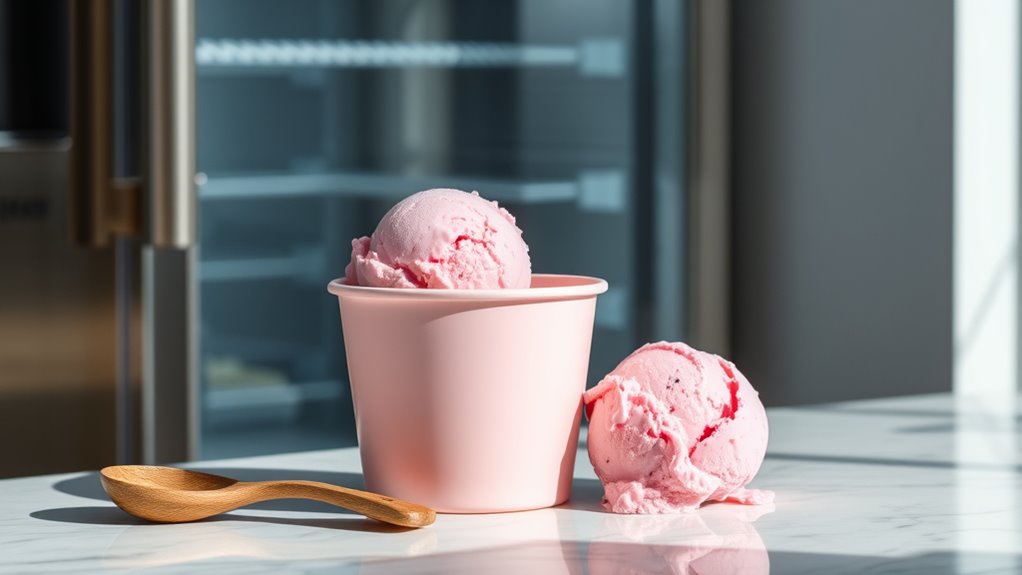 ideal ice cream storage