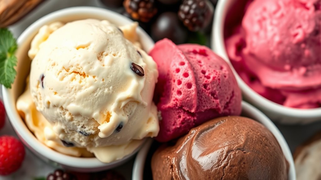 identify ice cream types