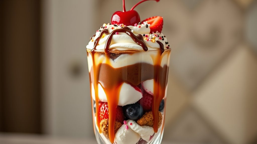 indulgent ice cream desserts
