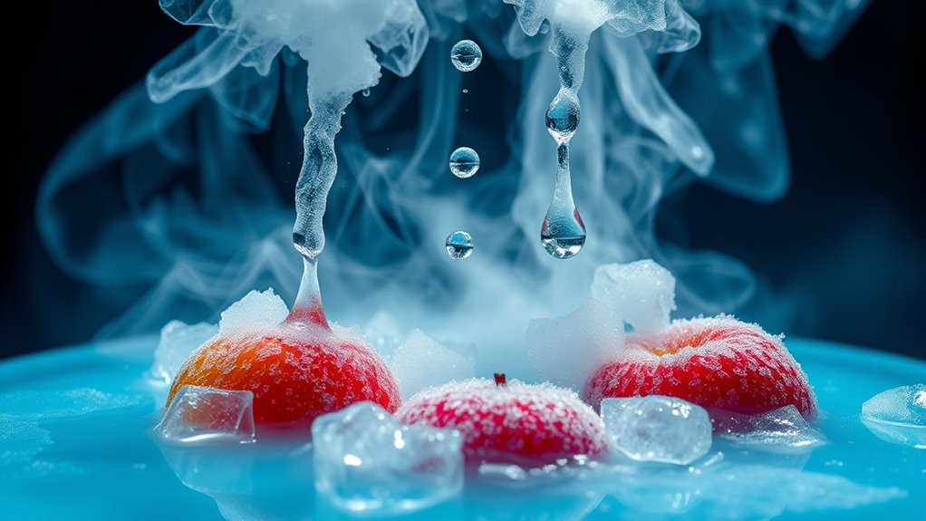 instantaneous extreme temperature freezing