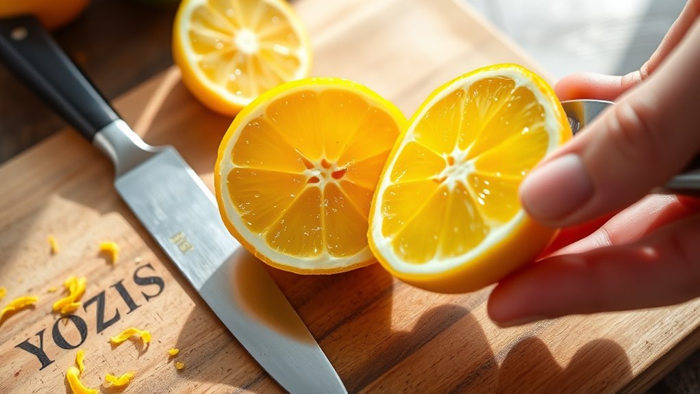 juice the yuzu fruit