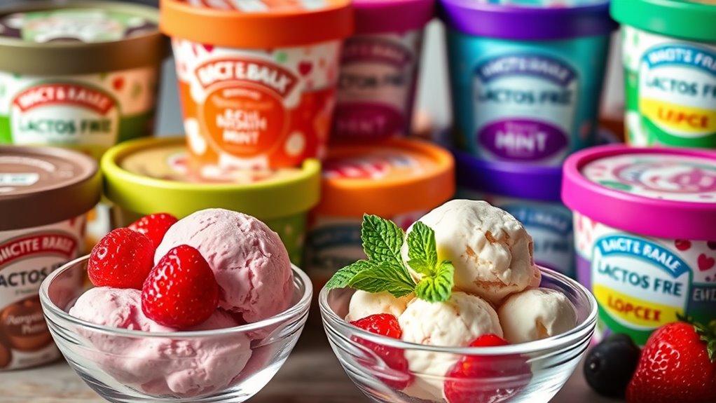 lactose free ice cream options