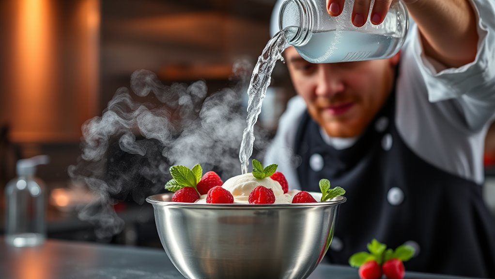liquid nitrogen ice cream