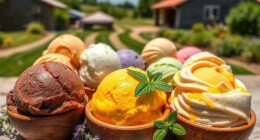 locally sourced ice creams