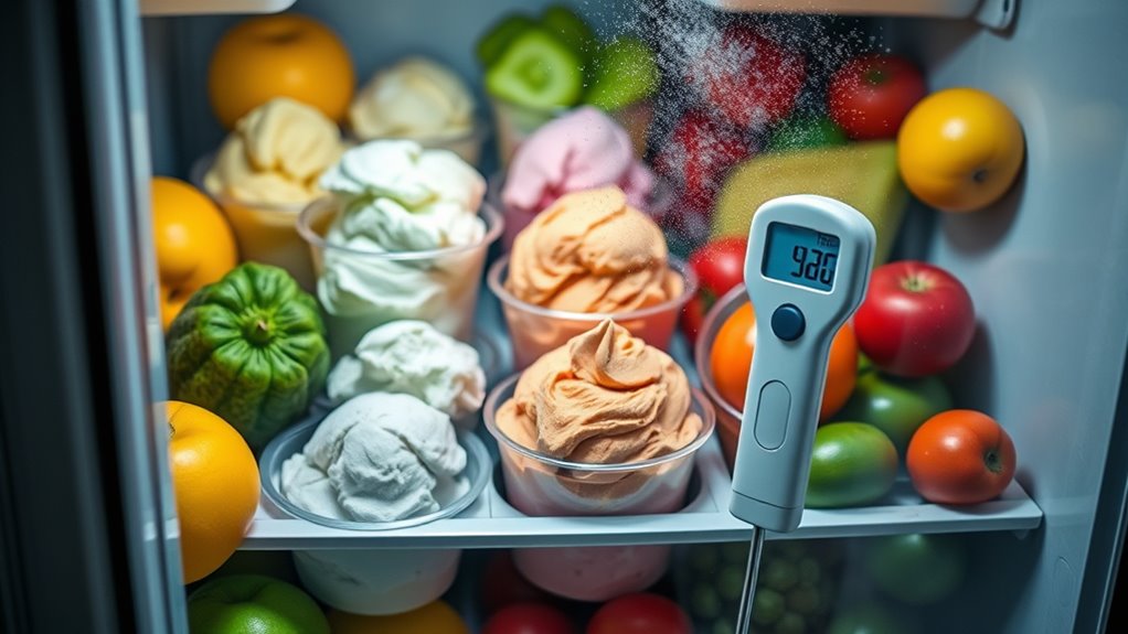 maintain ice cream freezing
