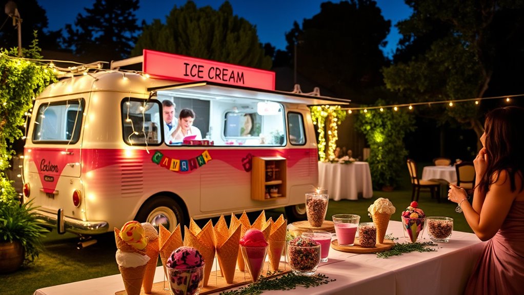 nighttime ice cream delight