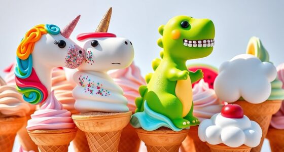 novelty ice creams summer fun
