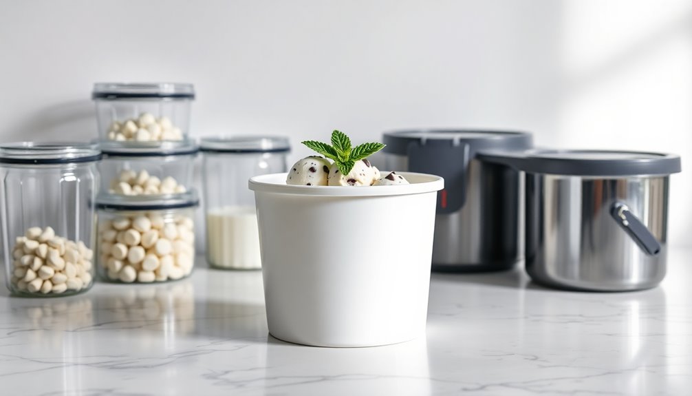 odor proof ice cream storage