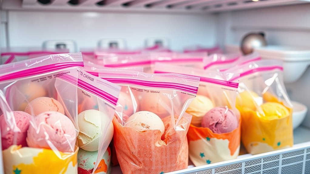 optimal ice cream preservation
