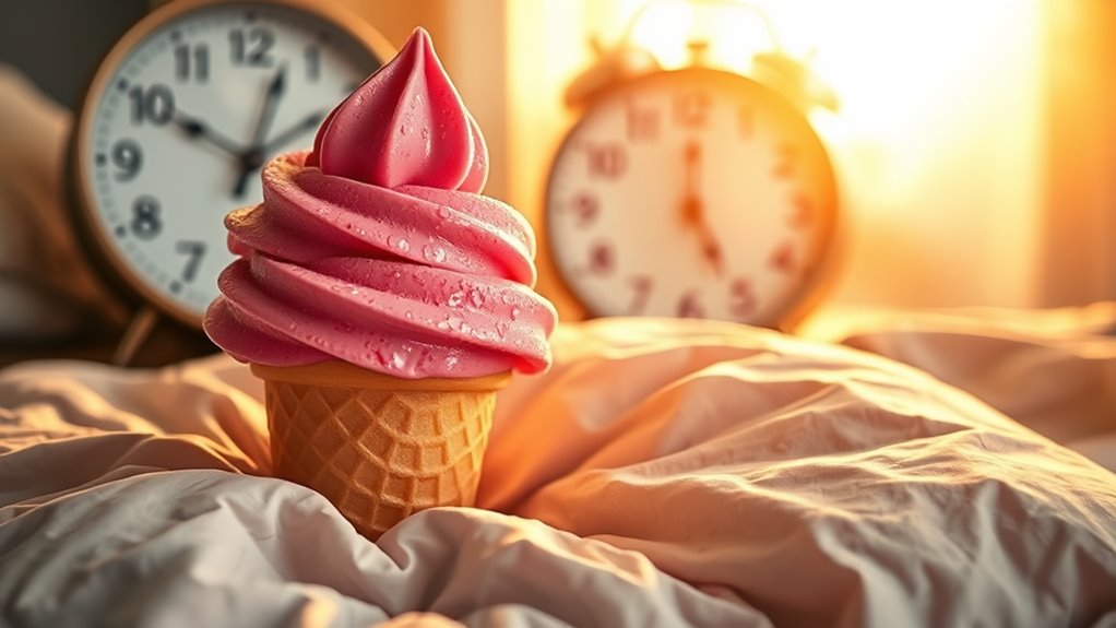 optimal ice cream timing