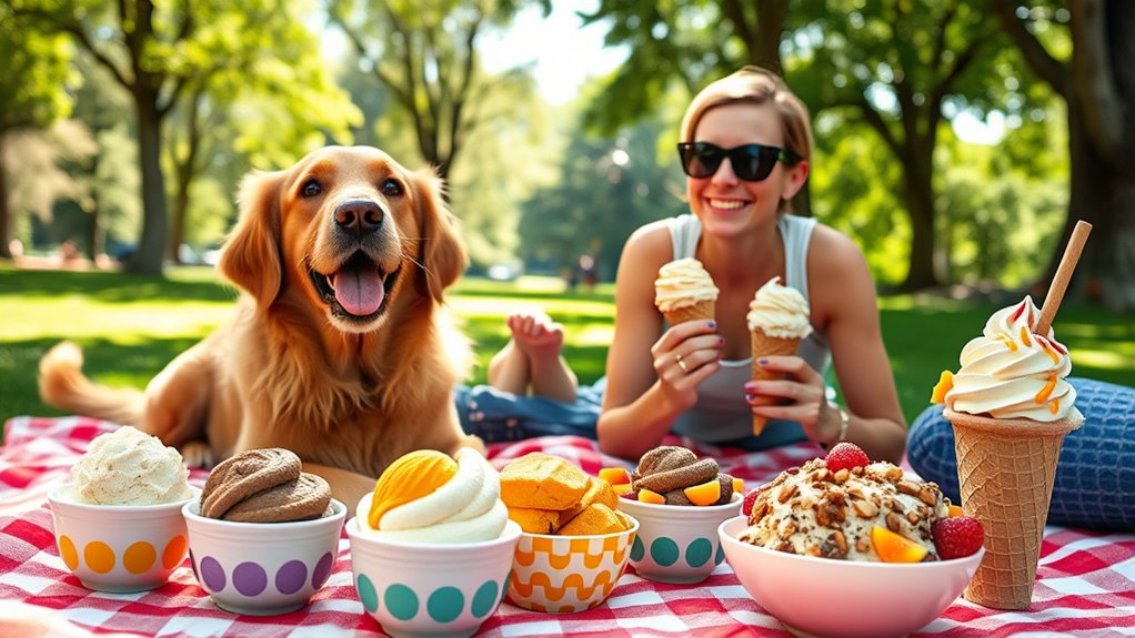pet friendly ice cream options