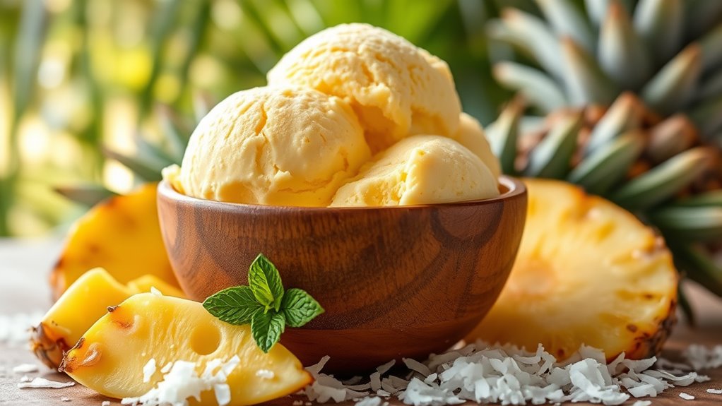 pineapple ice cream recipe