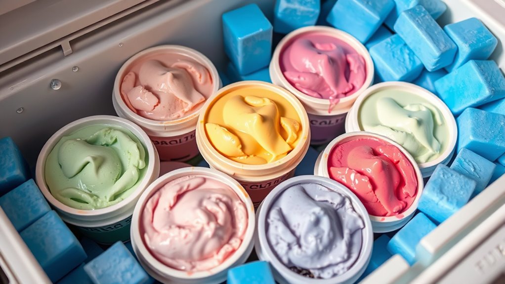 prevent frost on ice cream