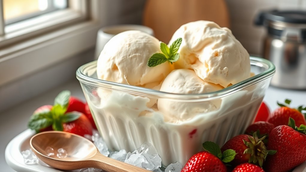 proper ice cream storage