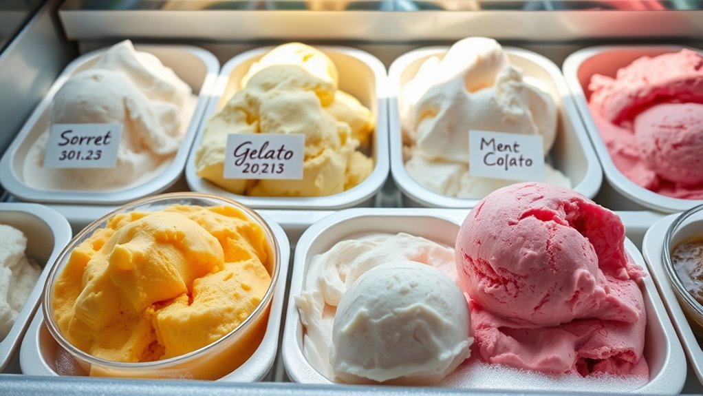 proper ice cream storage