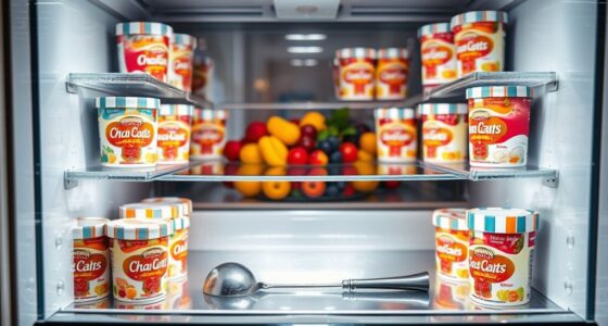 proper ice cream storage