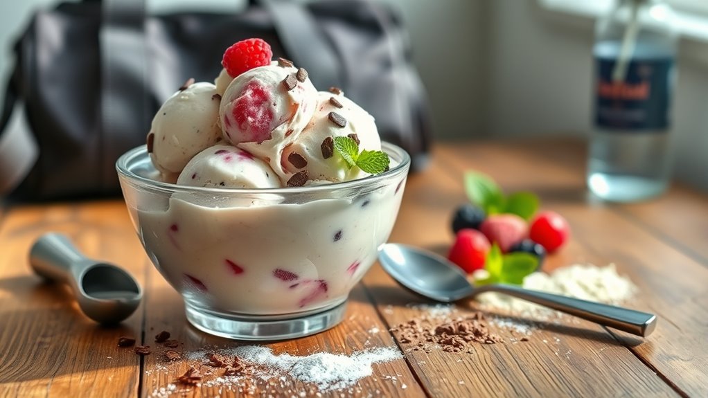 protein rich post workout treat