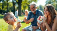 public ice cream manners