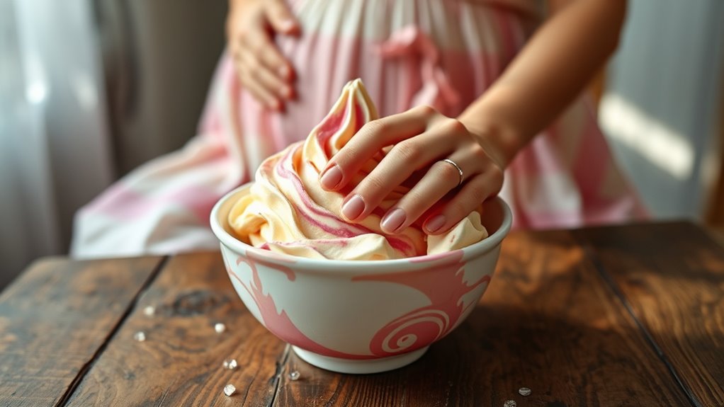 ready to eat frozen dessert