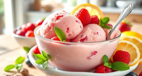 refreshing frozen fruit dessert