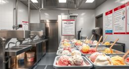safe ice cream production