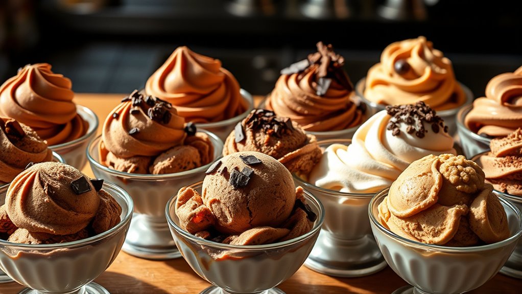 selecting the best coffee ice creams