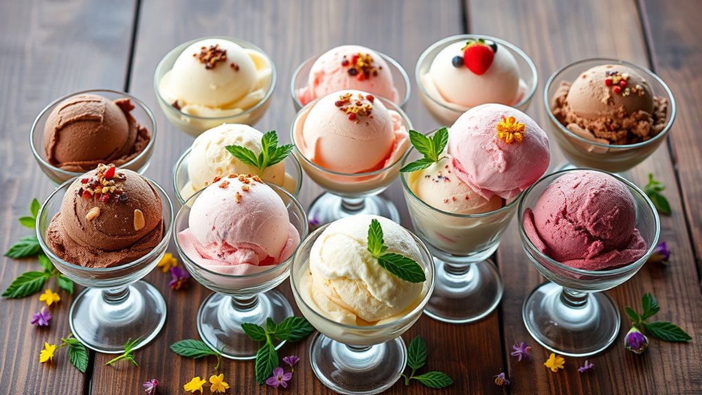 selecting top ice creams