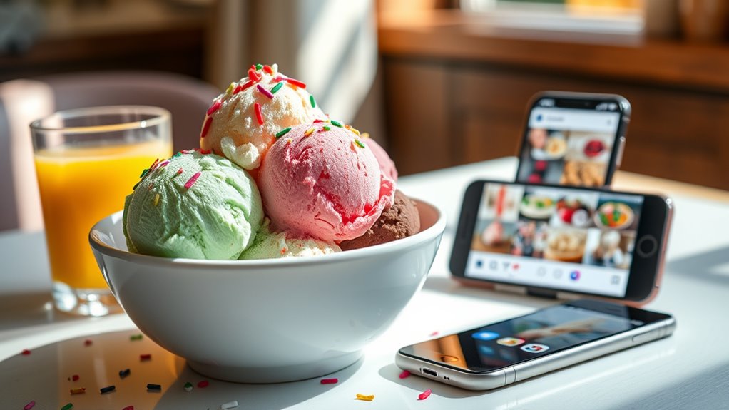 social media affects diets