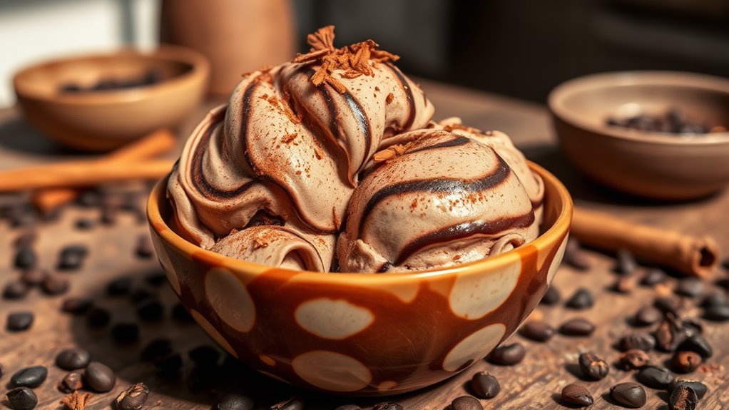 spicy cinnamon chocolate ice cream