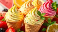 summer ice cream selection