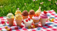 summer picnic ice cream delights