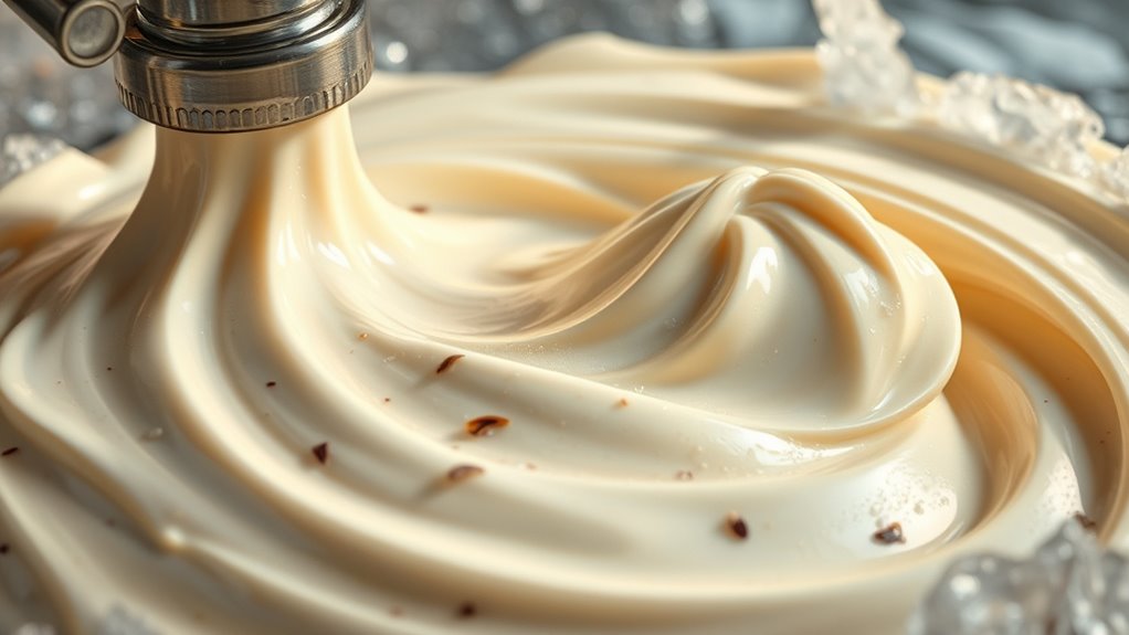 temperature regulation in ice cream