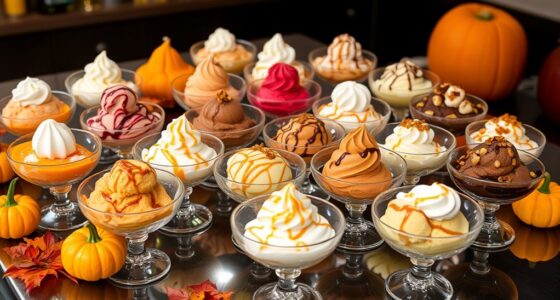 thanksgiving dessert ice creams