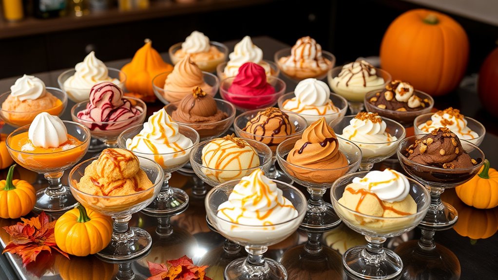 thanksgiving dessert ice creams