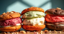 variety of cookie sandwiches
